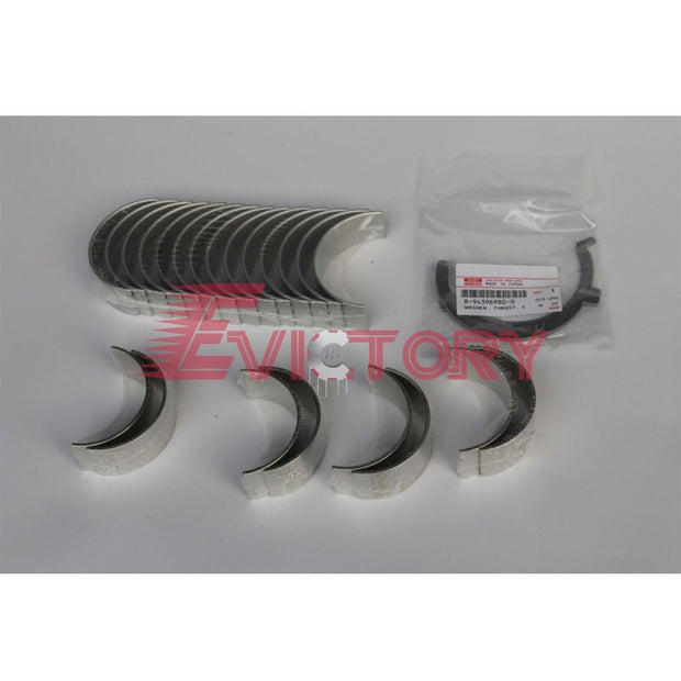 For ISUZU 4HK1-TC 4HK1T 4HK1 rebuild kit piston ring + main conrod bearing