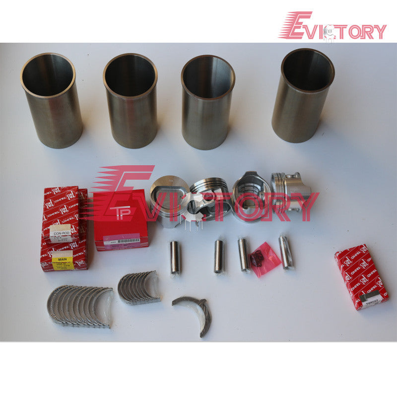 For forklift TOYOTA 5K rebuild kit piston liner ring bearing full gasket kit