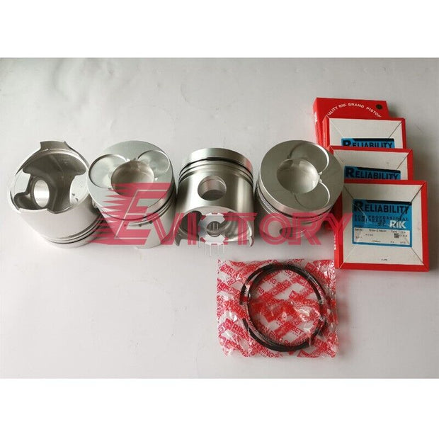 W04DT W04D-T W04D rebuild kit piston + ring set + cylinder head gasket kit