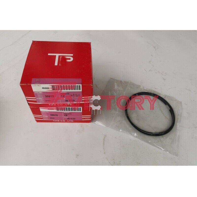 13Z rebuild repair kit piston ring + crankshaft conrod bearing For TOYOTA engine