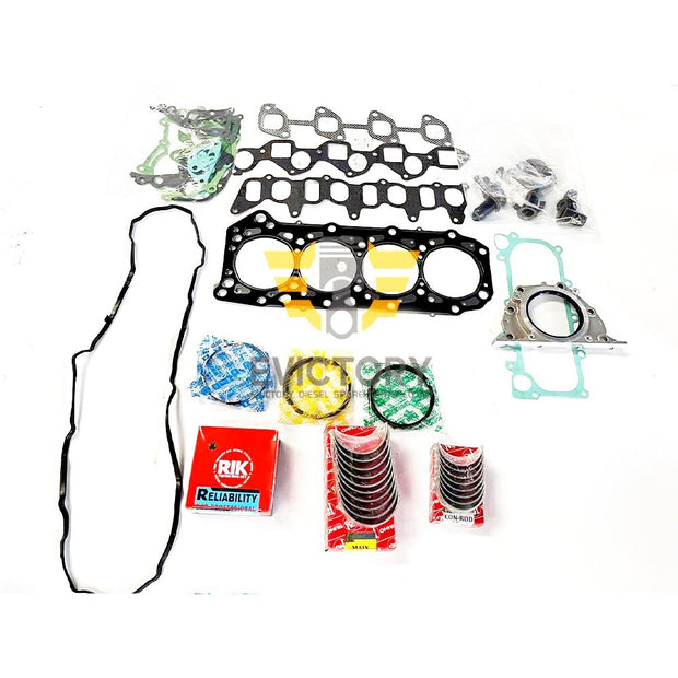 ZD30 Overhaul Rebuild Kit For Nissan paladin KA24 piston ring liner gasket