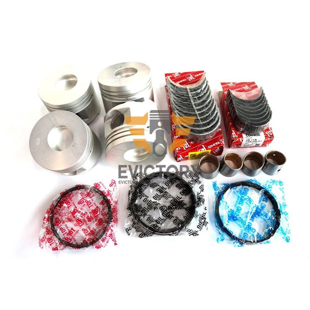 For Toyota 14BT 14B rebuild kit piston ring bearing 3.7L ROLLER COASTER DYNA 200