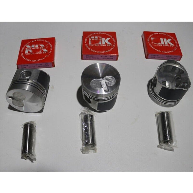 For Yanmar 3TNE72 3D72E 3TN72E rebuild kit piston + ring +main big small bearing