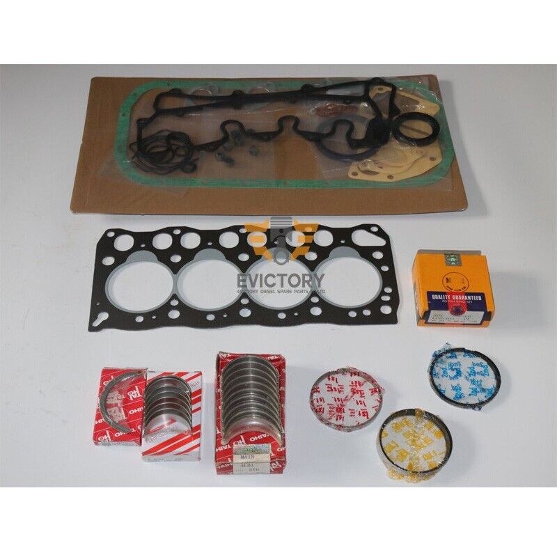 4LC1 overhaul kit piston ring bearing gasket For ISUZU SH40JX IHI 40JX excavator