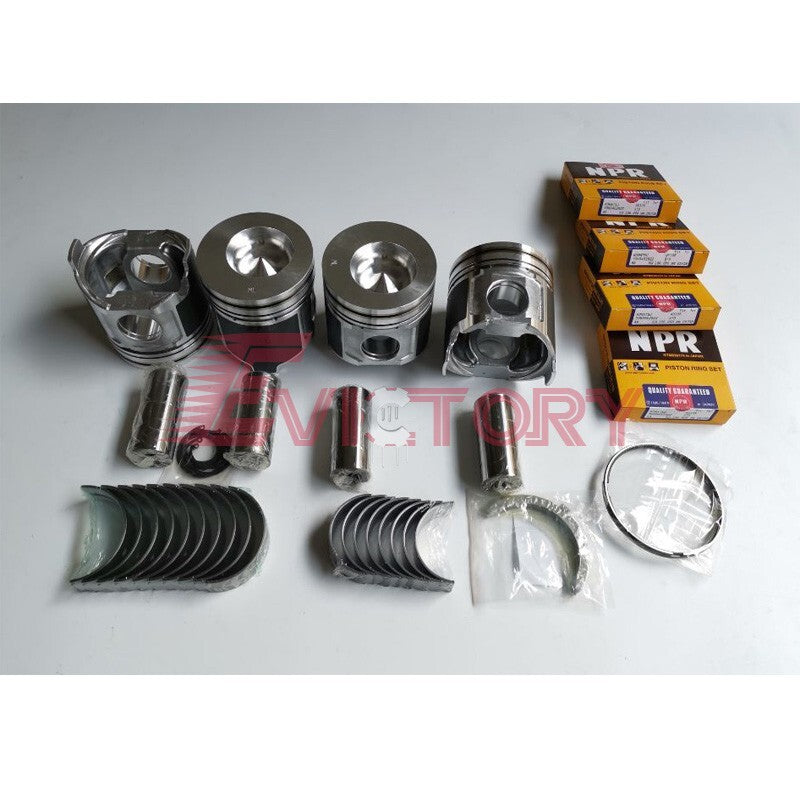 4TNE106-T 4TNE106T 4TNE106 overhaul kit For YANMAR big small bearing piston ring