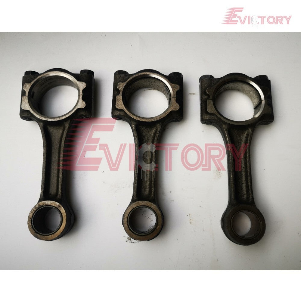 for MITSUBISHI S3L2 S3L-2 S3L Crankshaft + rebuild overhaul kit + 3 con rods