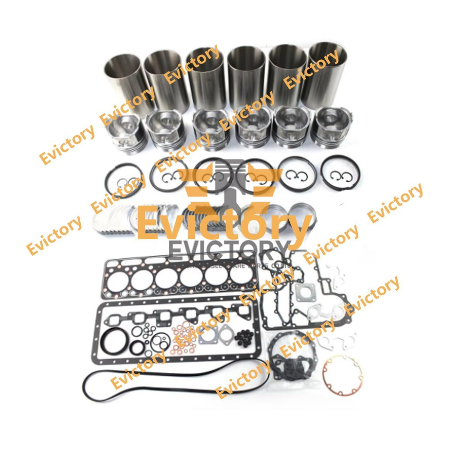 S2800 Rebuild Overhaul Kit For Kubota Engine Piston Ring Bearing Liner Gasket