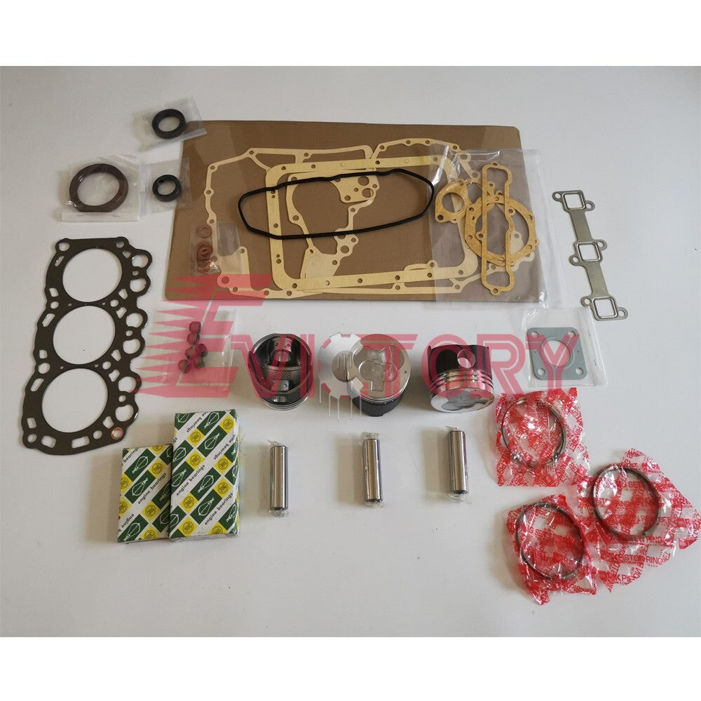 MITSUBISHI L3C rebuild kit piston ring cylinder head gasket engine bearing