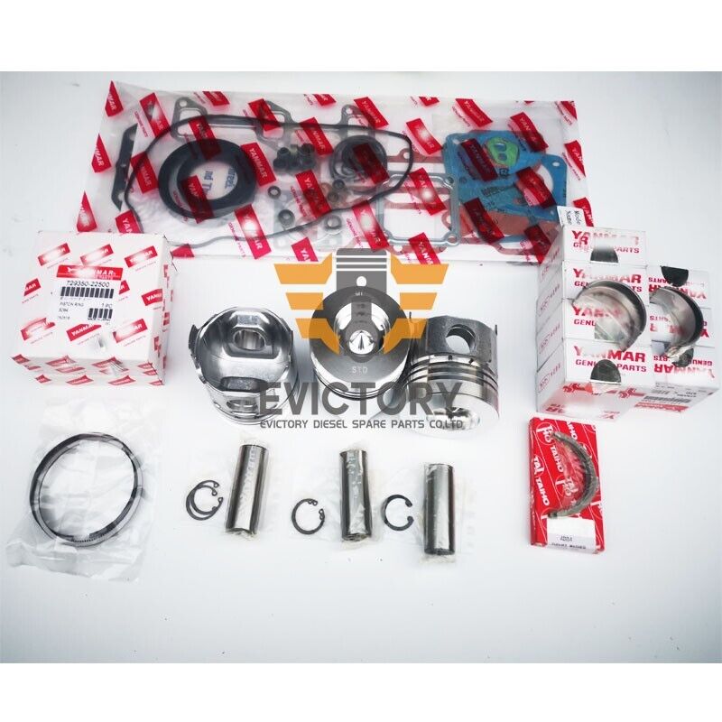 For Yanmar 3TN84TL 3TN84TE 3TN84E 3TN84L 3D84-2 VALVE REBUID KIT