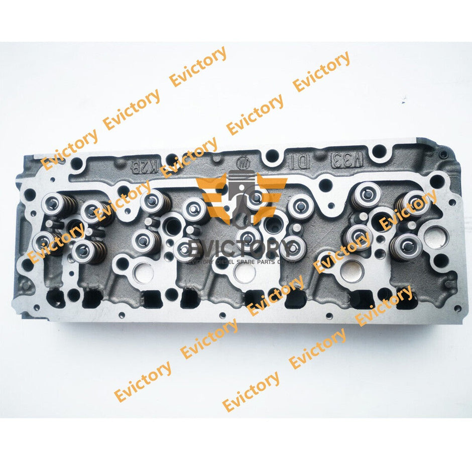 For Kubota V3300DI V3300T V3300-DI-T V3300 Cylinder head 16V + Full gasket kit