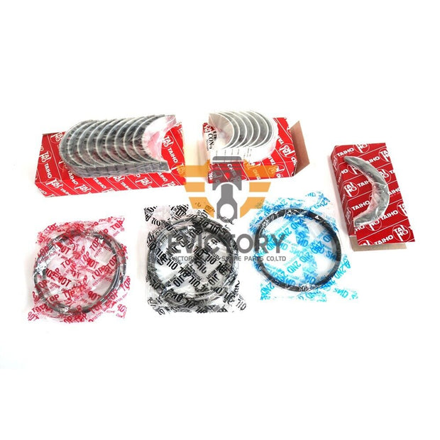 For caterpillar 3204 rebuild kit piston ring + engine main conrod bearing