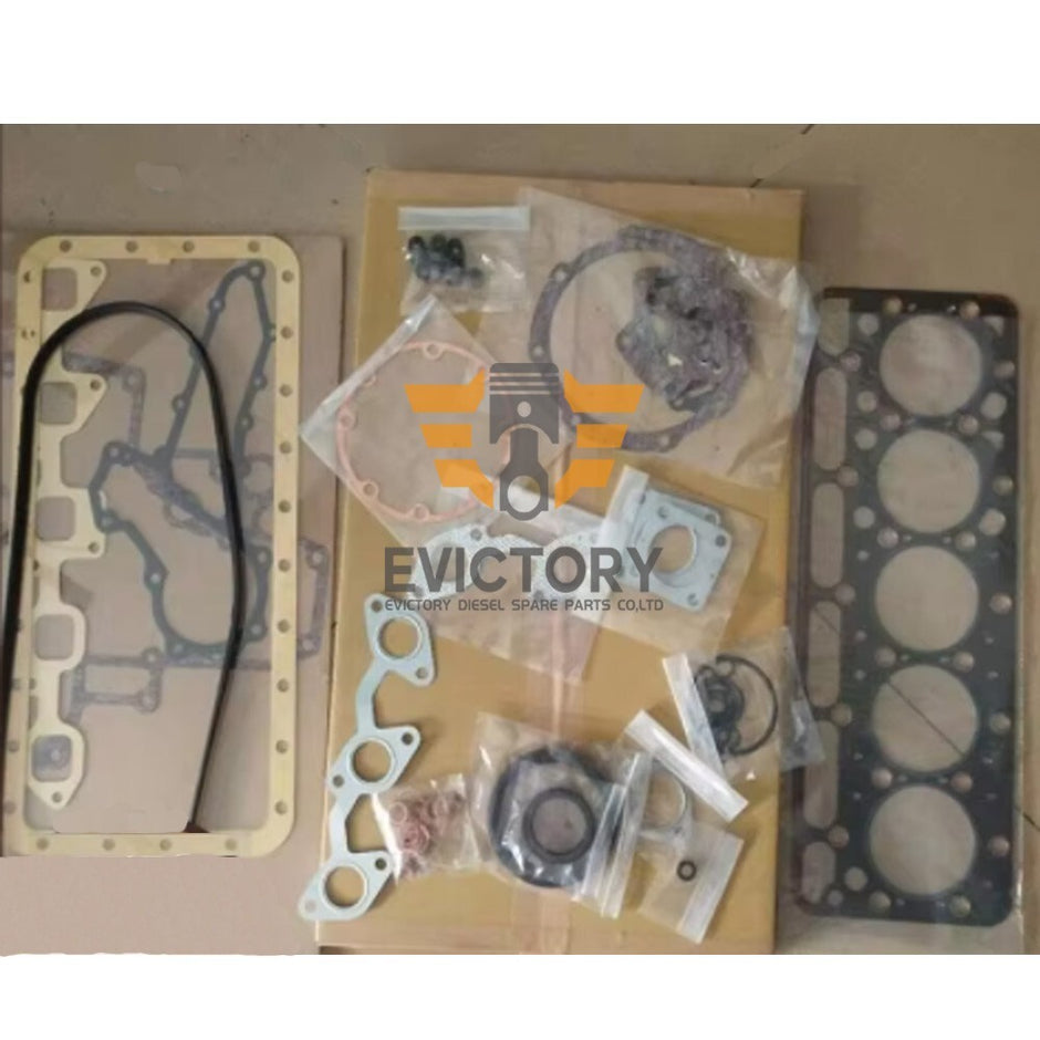 For kubota rebuild kit F2803 overhaul gasket kit+piston ring+big small bearings