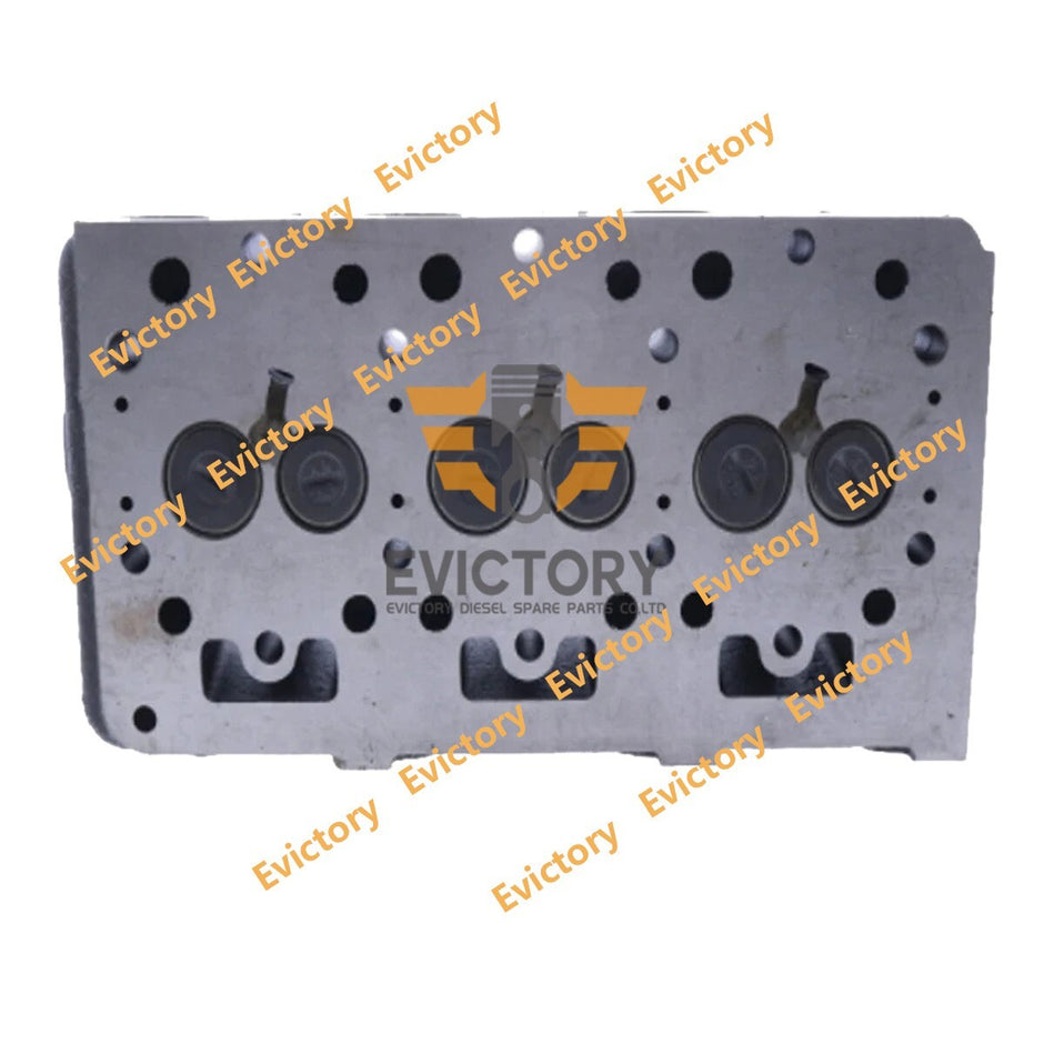 D650 Complete Cylinder Head Assy Valves for KUBOTA Tractor B6001 B6100