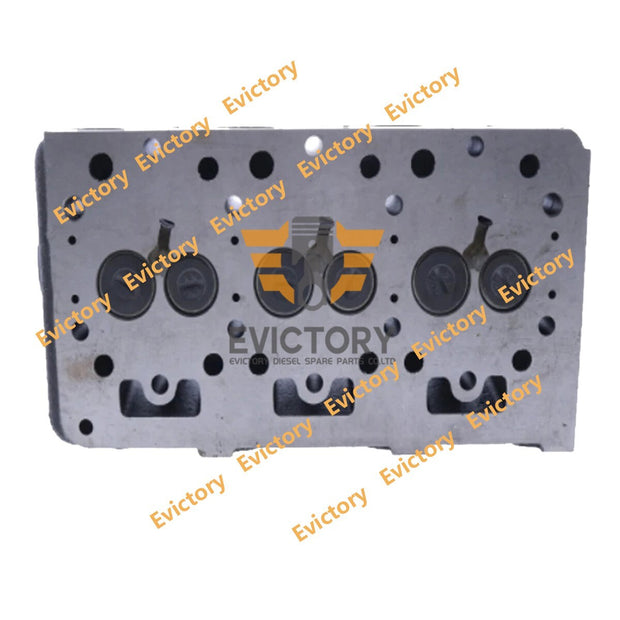 D650 Complete Cylinder Head Assy Valves for KUBOTA Tractor B6001 B6100