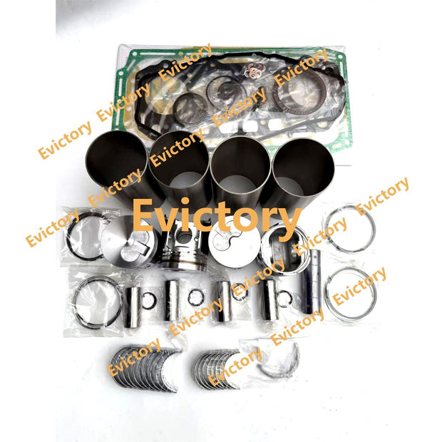 For yanmar 4TN92 4D92E 4TNE92 rebuild kit piston ring liner gasket bearing