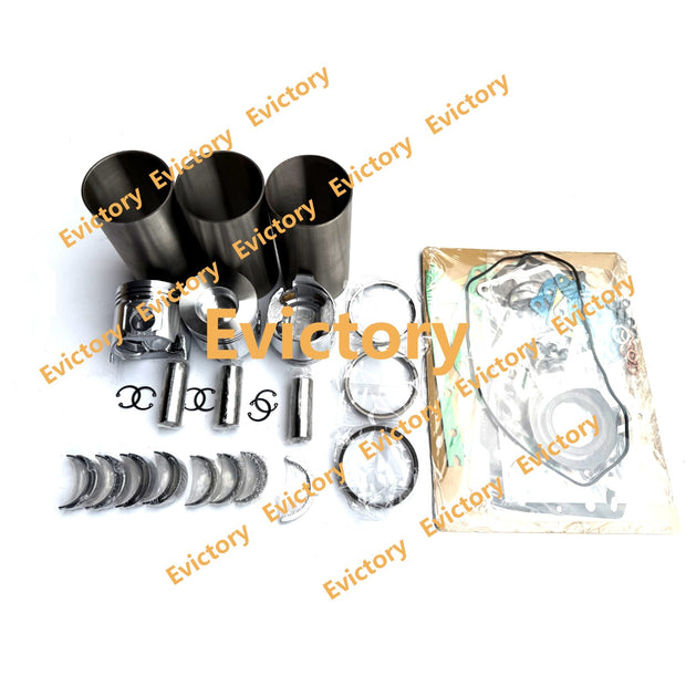 3D84-3 3D84E 3TNE84 overhaul rebuild kit + connecting rod For Yanmar spare parts