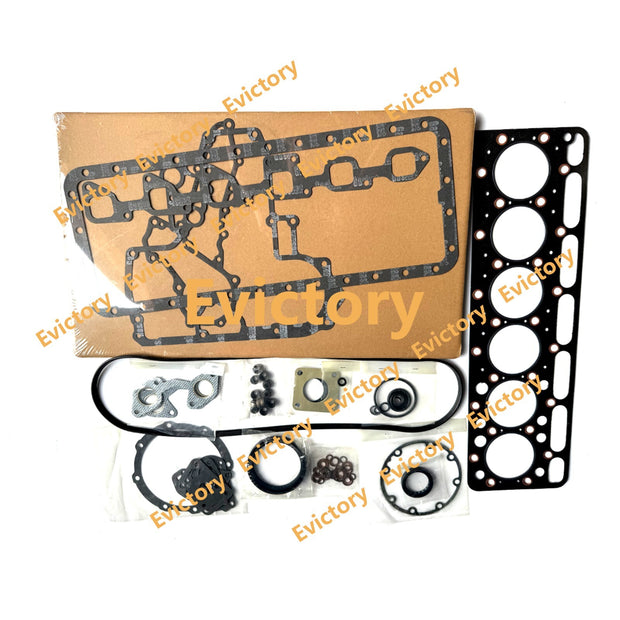 For kubota rebuild kit S2600 piston ring+complete gasket kit+big small bearings