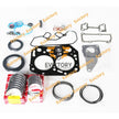 For YANMAR 2TN66 2TN66L rebuild kit piston ring bearing gasket + valve + guide