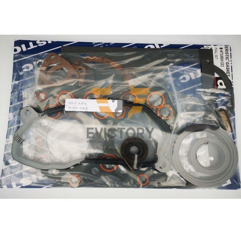 For MITSUBISHI S2E S2E2 Rebuild Kit Piston Ring Valve Guide Gasket Bearing