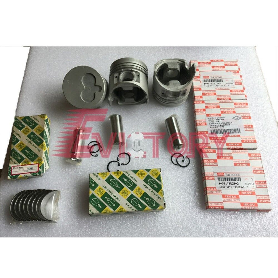 For Isuzu 3LD1 rebuild overhaul kit piston ring crankshaft conrod bearing