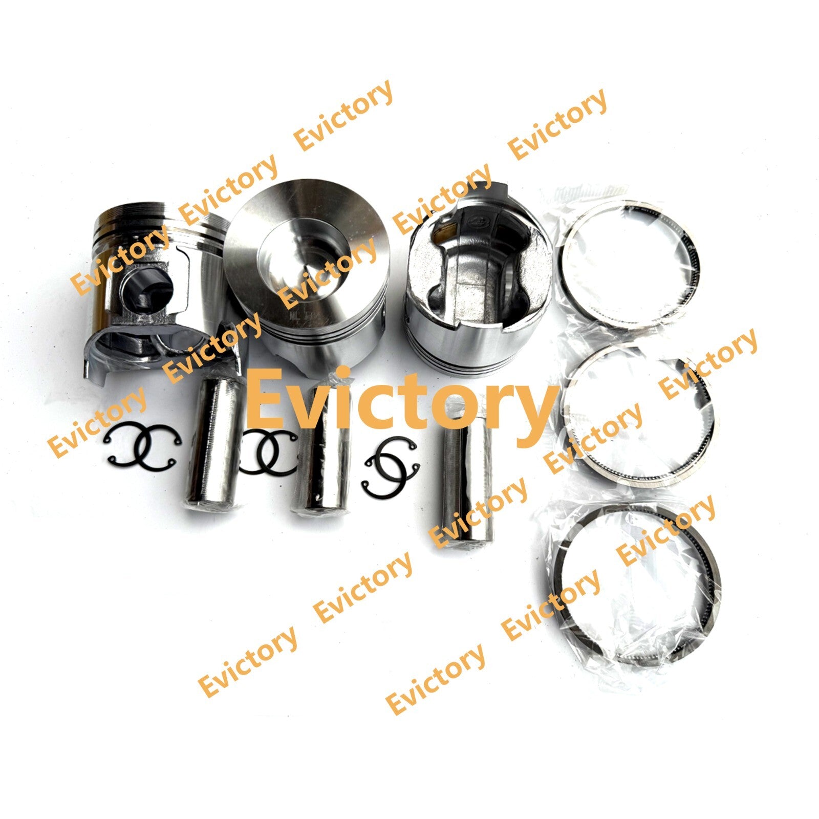 For Yanmar 3D84-3 3TNE84 3D84E rebuild kit overhaul gasket piston ring bearing