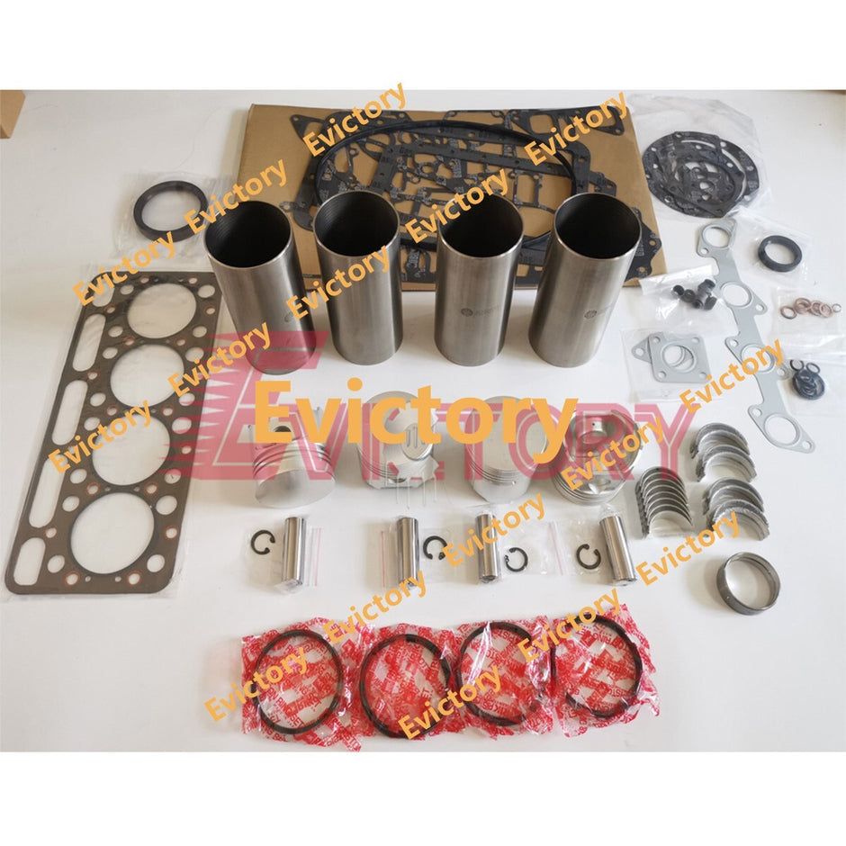 FOR KUBOTA V1702 overhaul rebuild kit + cylinder head assy complete