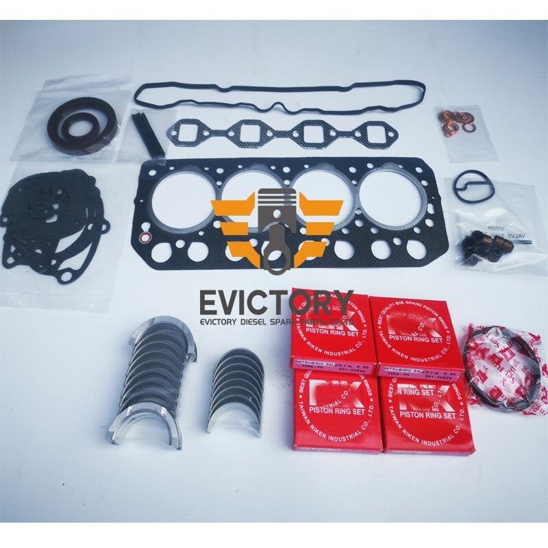 For CATERPILLAR CAT S4L-2 S4L S4L2 cylinder head complete + full gasket set