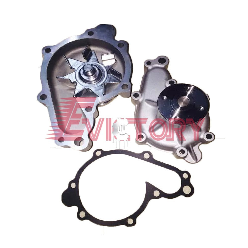 for KUBOTA V3307 rebuild kit gasket piston ring bearing+16 valves+water oil pump