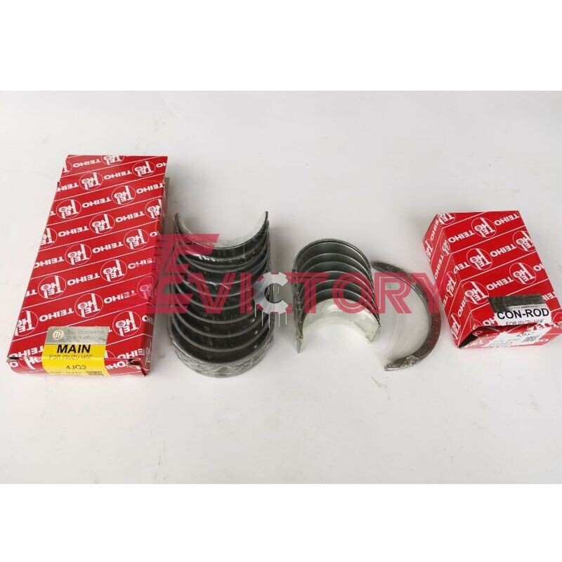 For Isuzu 4JG1-T 4JG1 4JG1T rebuild kit engine all bearings + piston + ring set