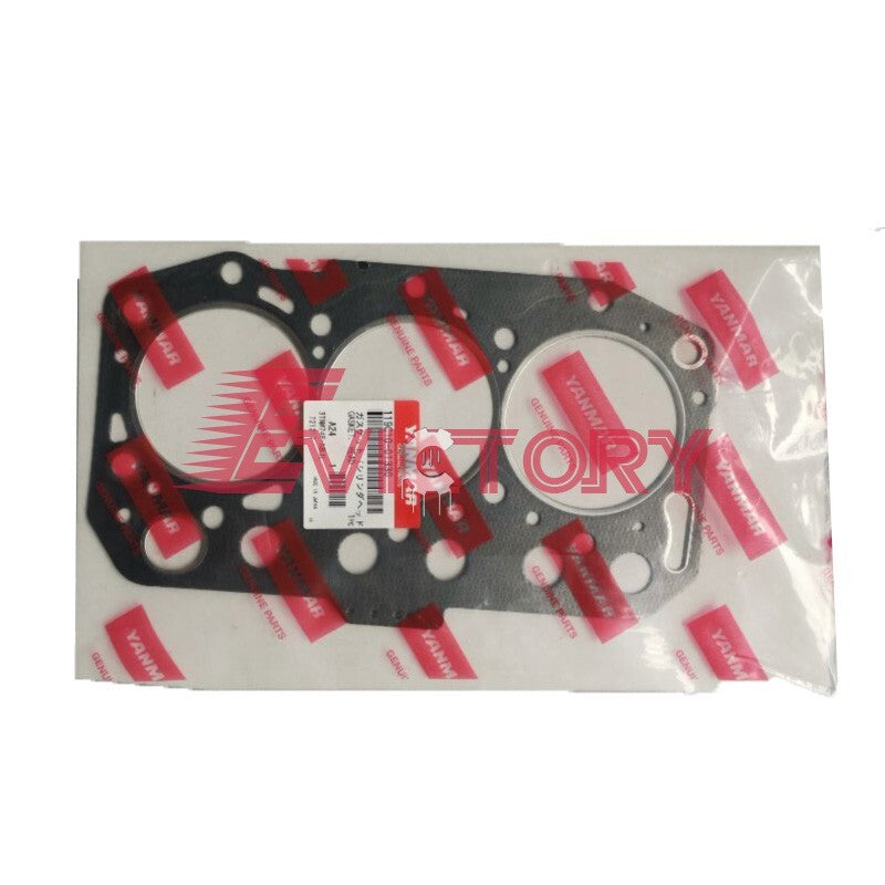 For Yanmar 3TNA72 3TNA72L 3TNA72UJ overhaul rebuild kit piston ring head gasket