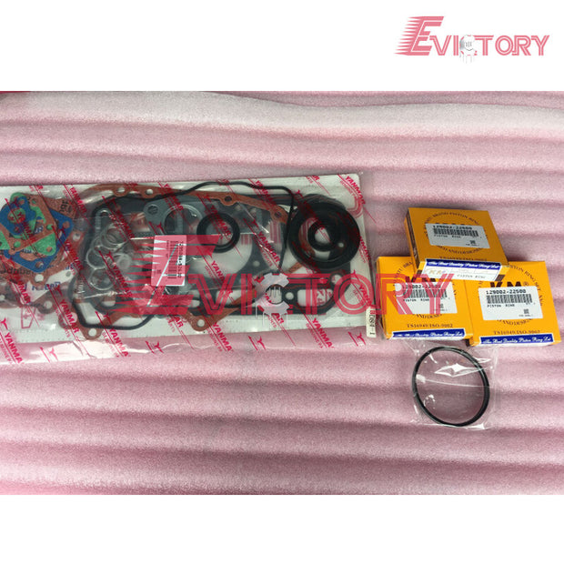 for yanmar 3TN84TE 3D84N-2 3TN84L 3TN84TL cylinder head + rebuild kit