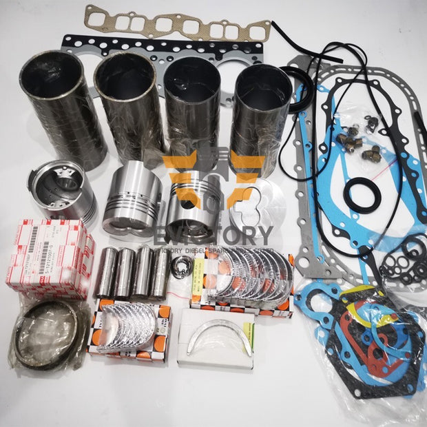 For Doosan Daewoo Forklift DC24 rebuild overhaul kit Piston ring liner gasket