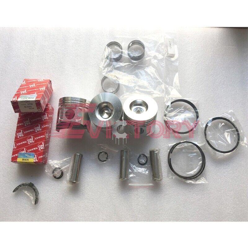 For Yanmar 3TN82TL 3TNE82 3TN82 rebuild kit piston + ring + main conrod bearing