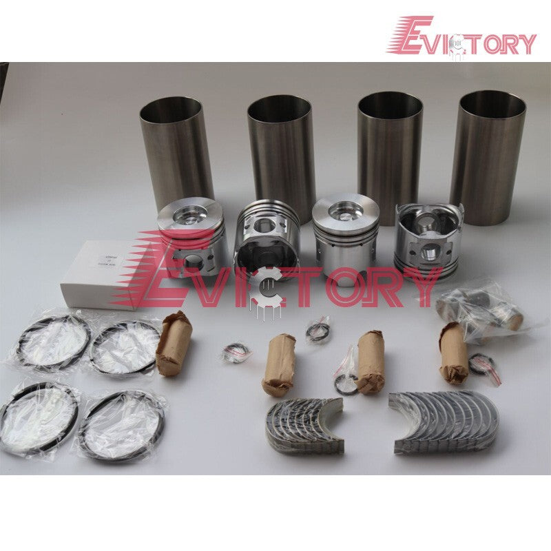 for Yanmar 4TNV98 4TNV98T rebuild kit Piston liner + full complete gaskets brgs