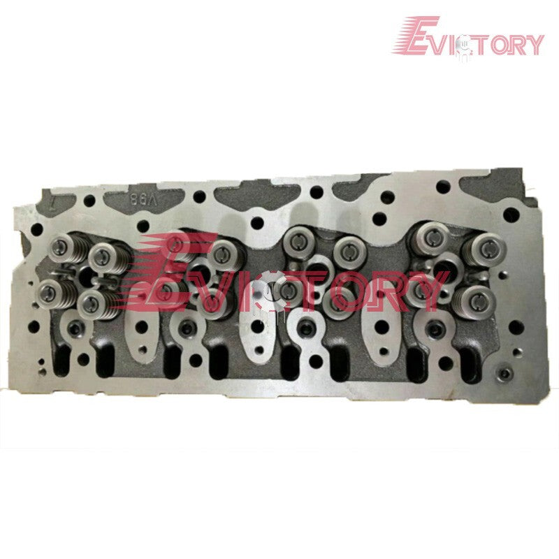 For YANMAR 4TNV98T Cylinder Head Assy + Engine rebuild kit + Water pump