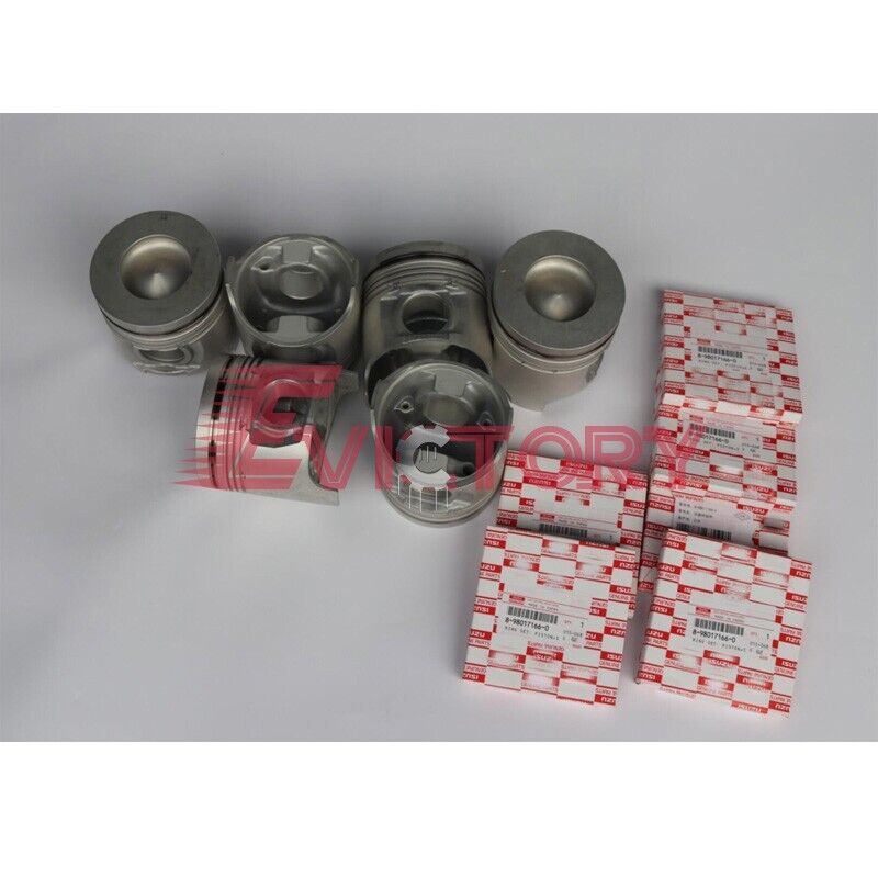 for ISUZU 6HK1-TC 6HK1T 6HK1 rebuild kit piston ring valves liner gasket bearing