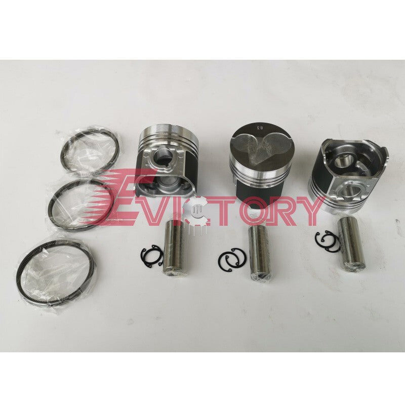 For Kubota D1503 rebuild overhaul kit piston ring liner gasket all bearing set