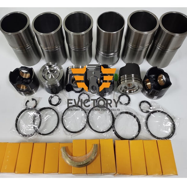 For Caterpillar excavator C-13 C13 overhaul rebuild kit +valve+guide+seat