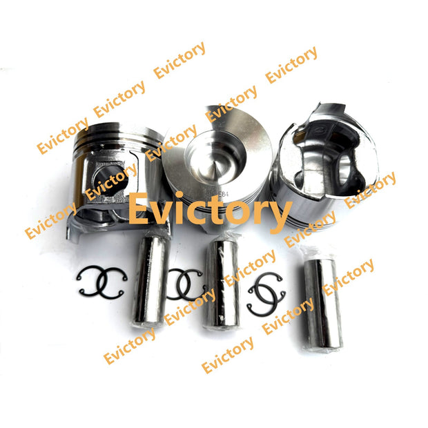 For Yanmar 3D84E 3TNE84 overhaul rebuild kit piston liner gasket bearing  valve