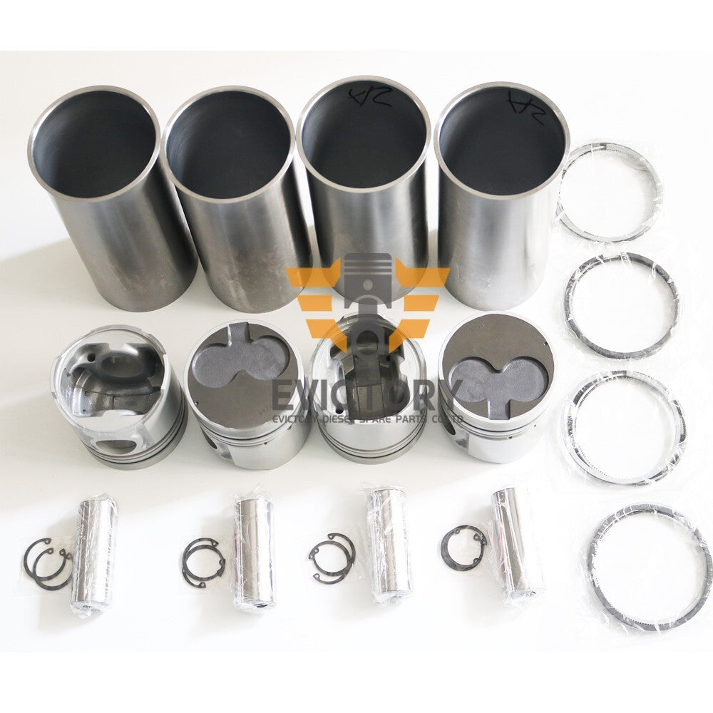 for ISUZU 4BD2T 4BD2-T 4BD2 piston + piston ring + cylinder liner sleeve
