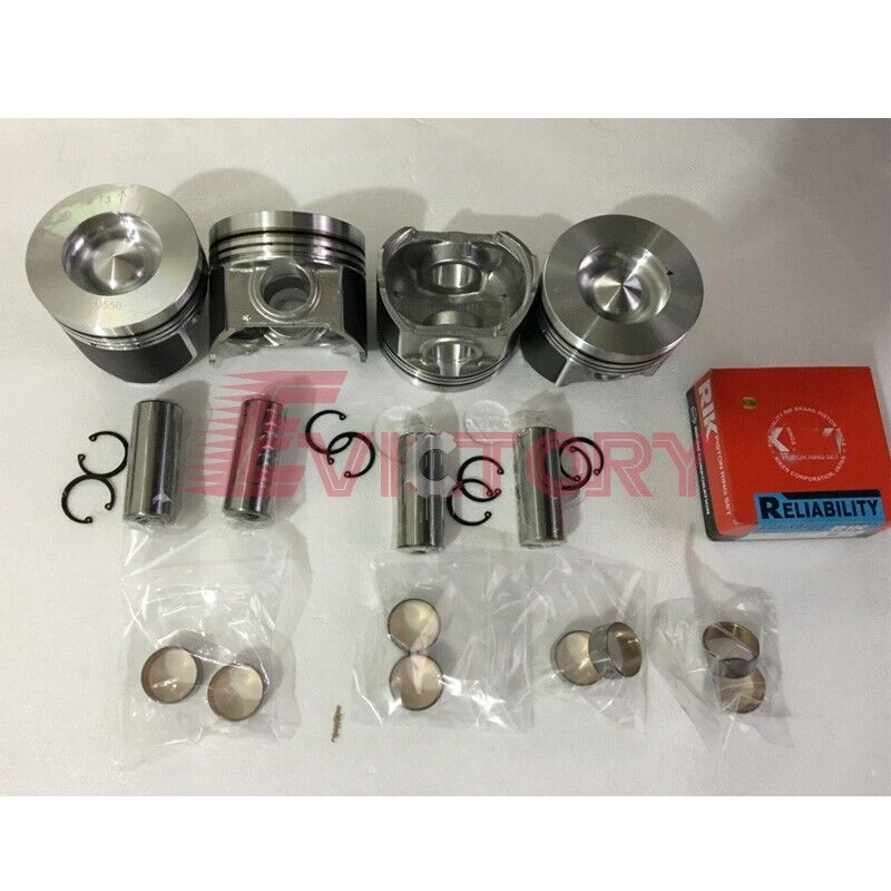 For Kubota V3800T V3800DI V3800-DI-T V3800 Piston + ring + big small bearings