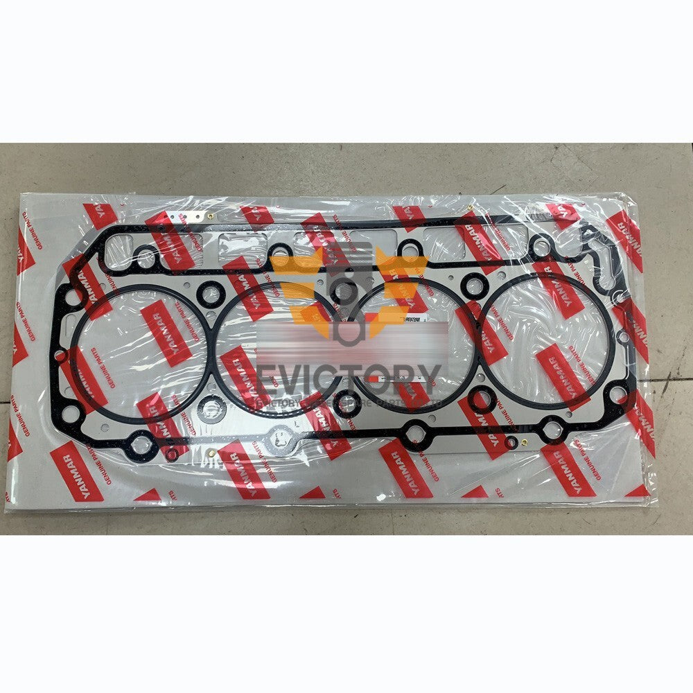 For yanmar 4TNV98 4TNV98T engine piston ring bearing gaskets water oil pump