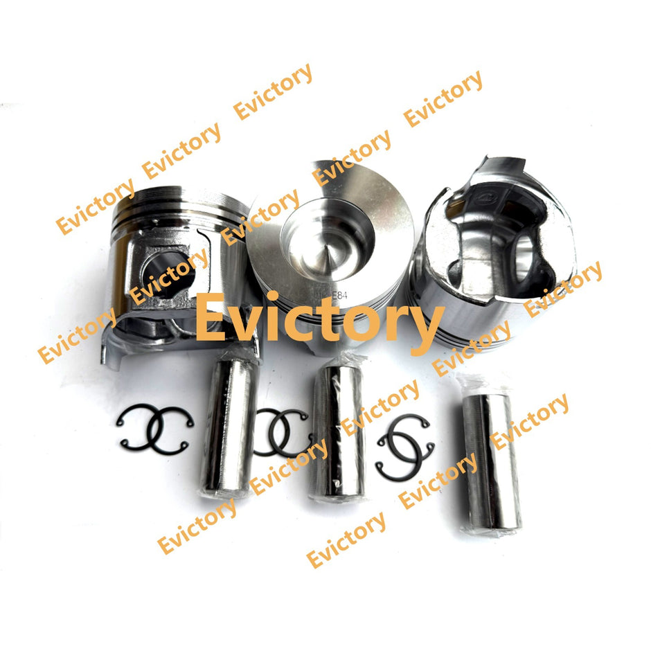 For Yanmar 3D84-3 3TNE84 3D84E rebuild kit overhaul gasket piston ring bearing