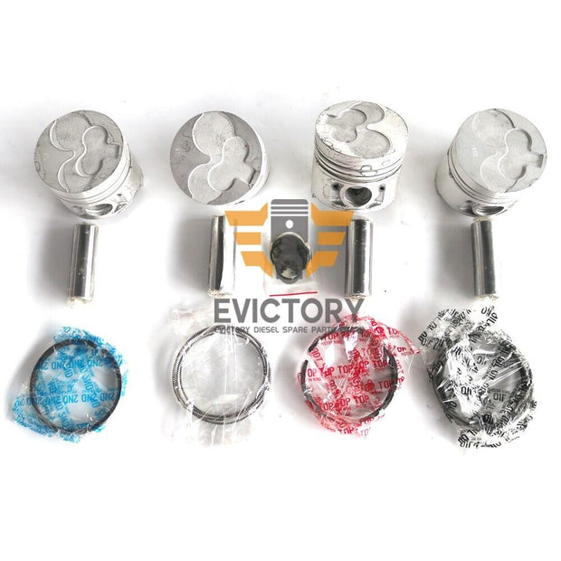 For Forklift engine SD25 rebuild overhaul kit piston + ring gasket bearing