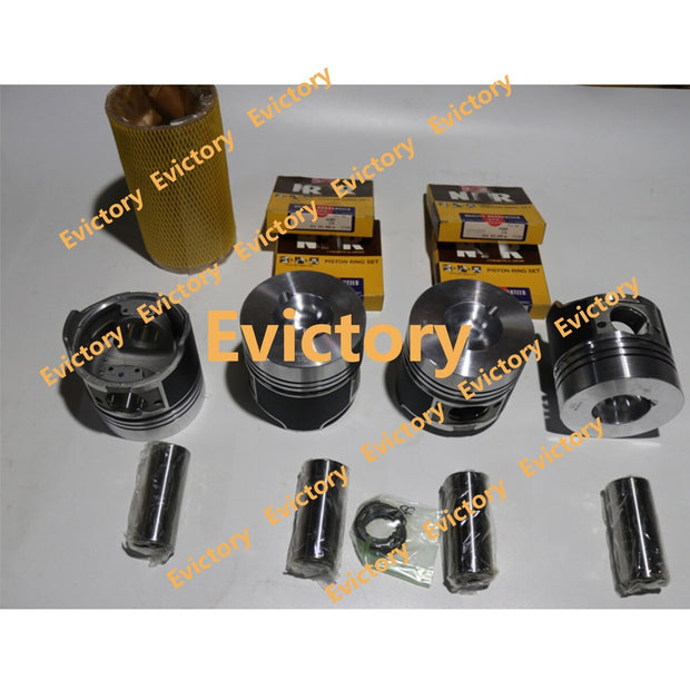 For kubota V4000 rebuild kit piston ring liner gasket bearing Engine M7030 M7500