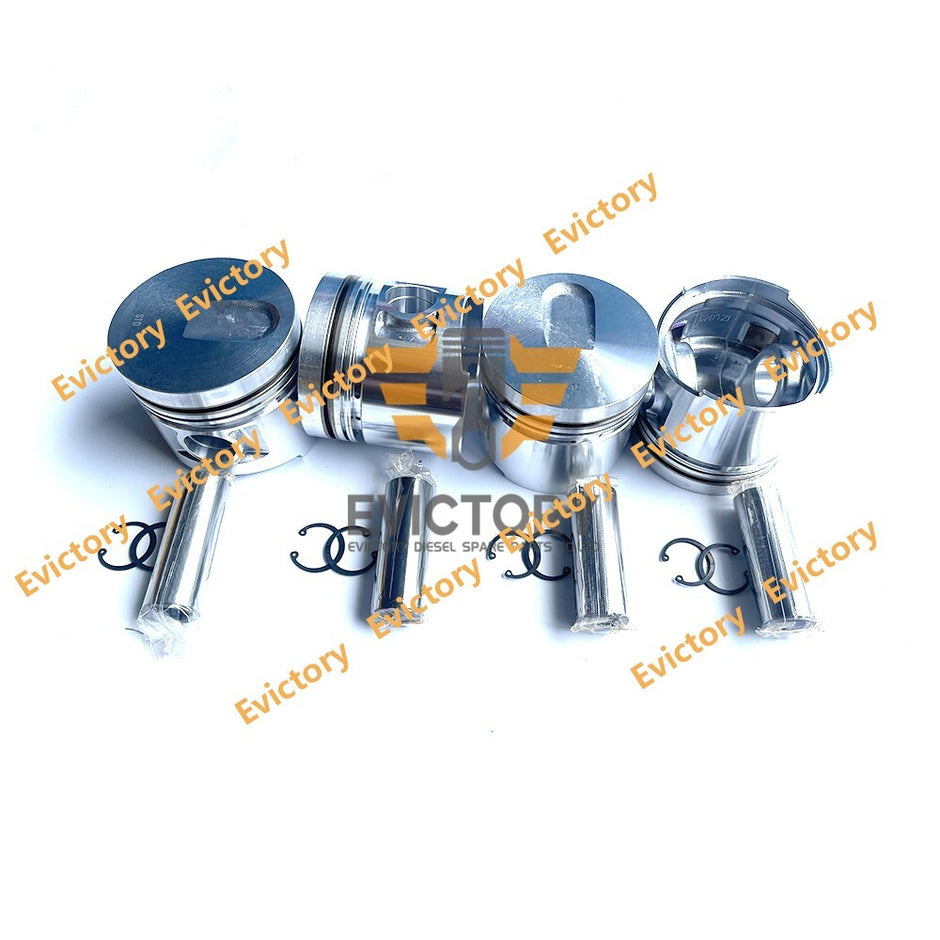 For Mitsubishi S4E2 S4E rebuild kit piston ring main big small bearing