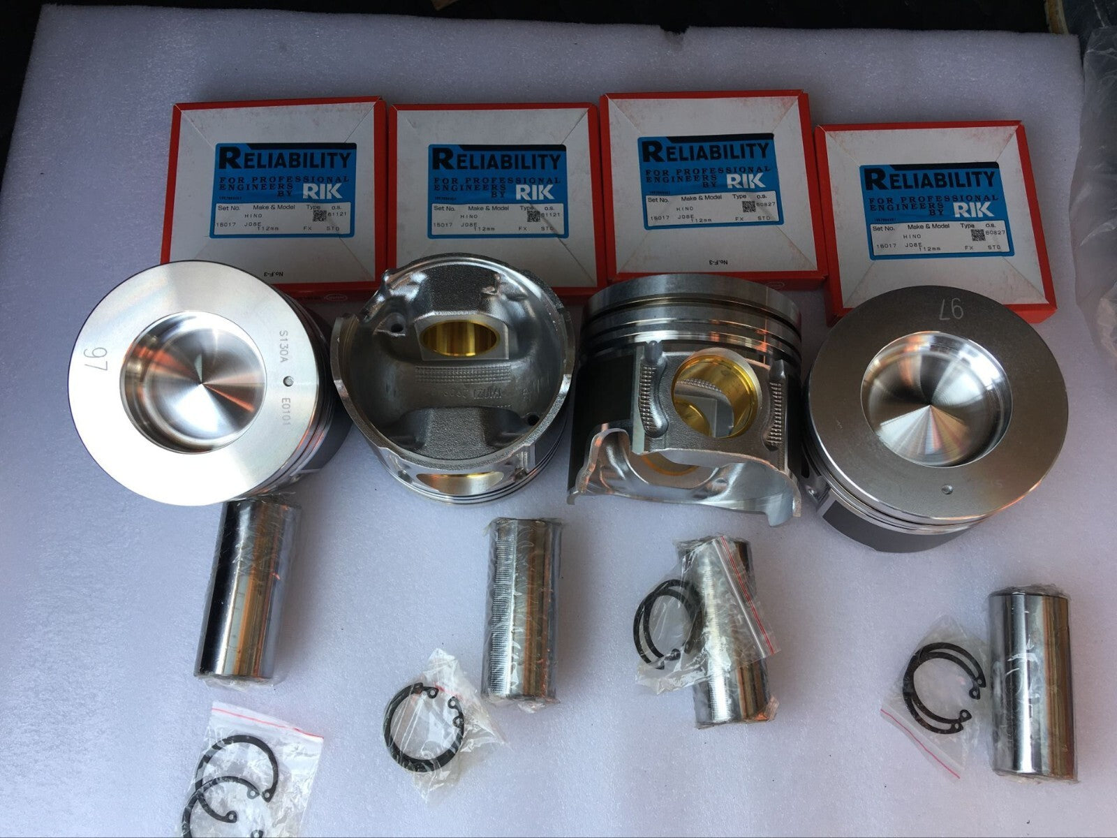 For Hino J05E-T J05E  rebuild overhaul kit gasket head bearing piston ring liner