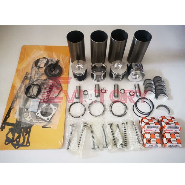 4TNV88T 4TNV88-T 4TNV88 valves rebuild kit piston liner set For Yanmar engine