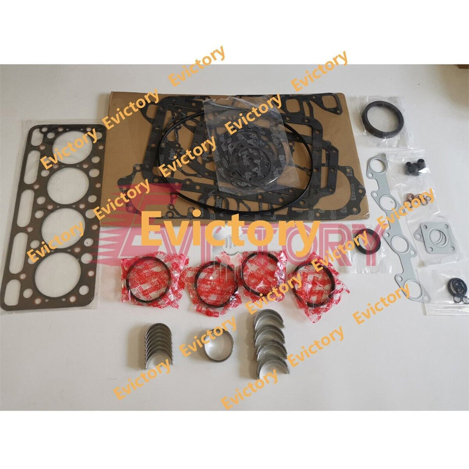 For KUBOTA V1503 rebuild overhaul kit piston ring overhaul gasket engine bearing