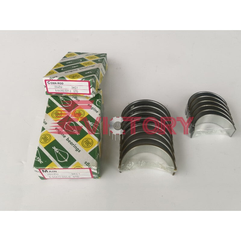 For Isuzu 3KC1 3KC2 rebuild kit engine bearing piston ring excavator parts